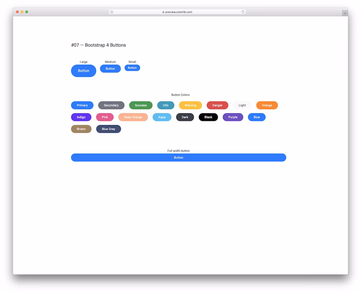 Bootstrap Buttons V07