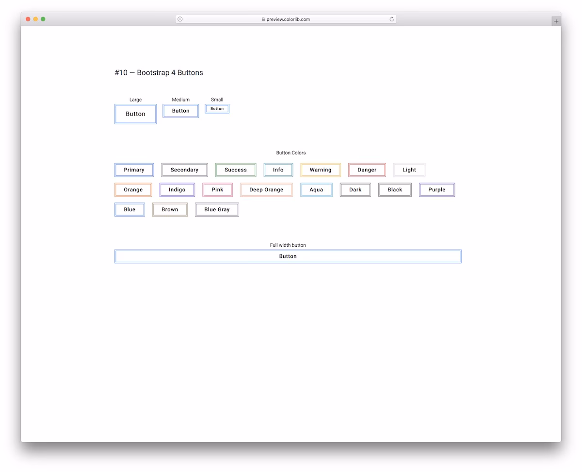 Bootstrap Buttons V10
