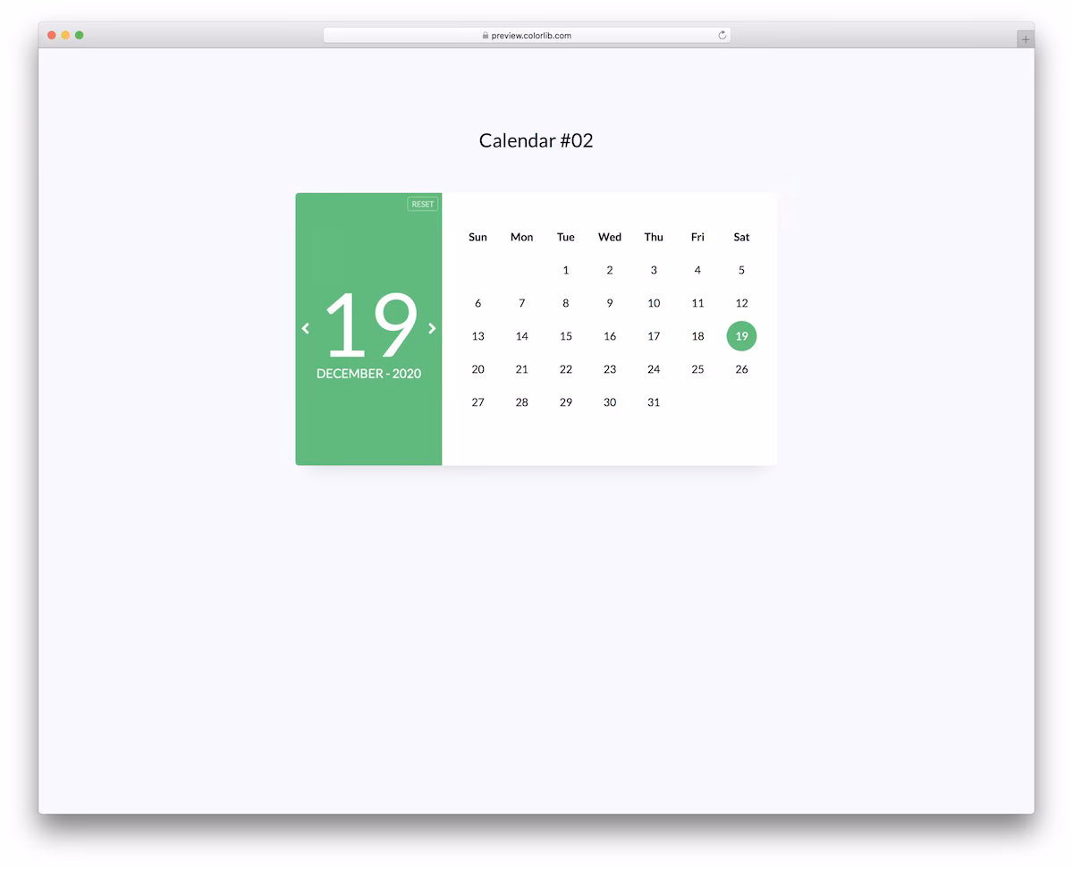 Calendar V02