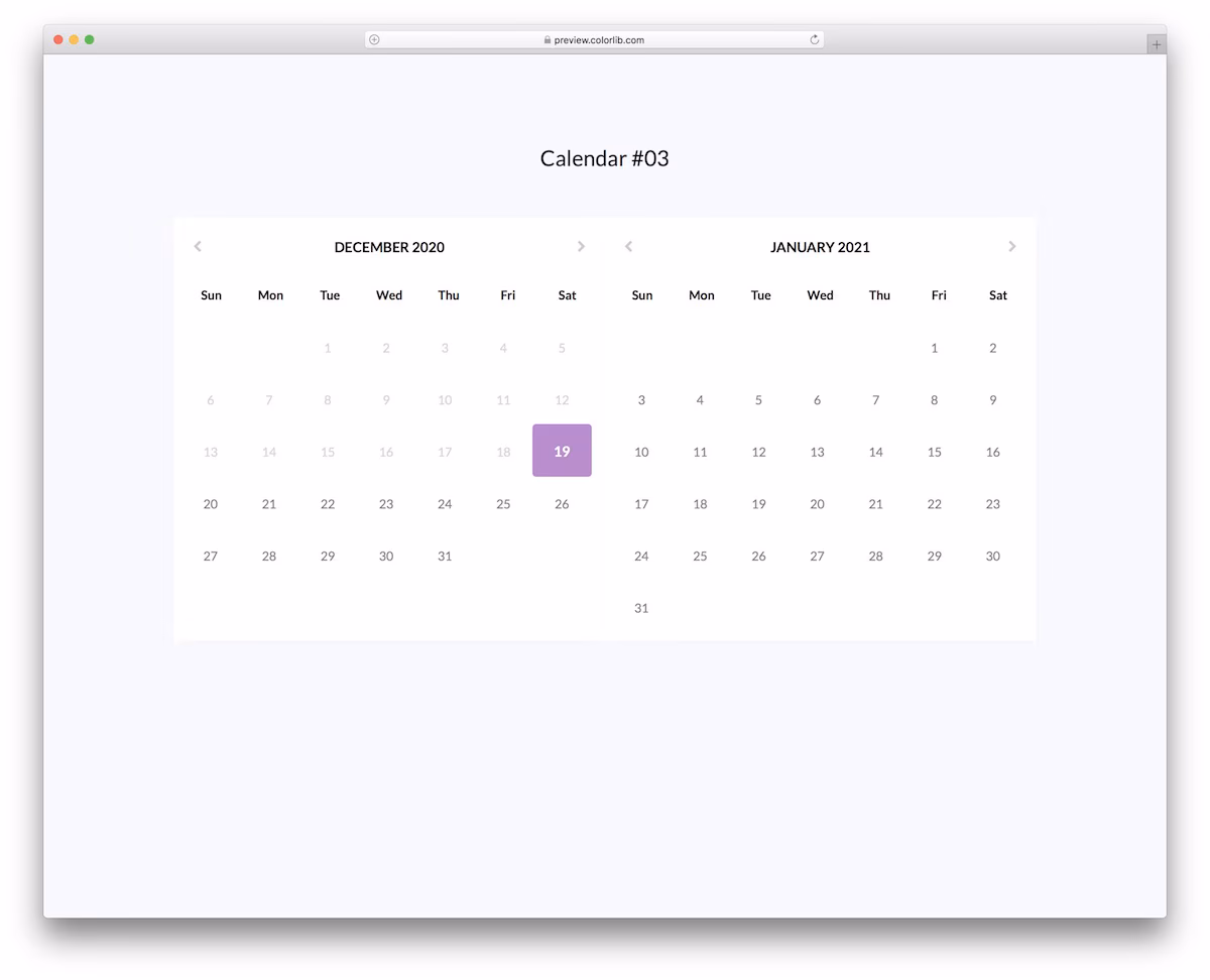 Calendar V03