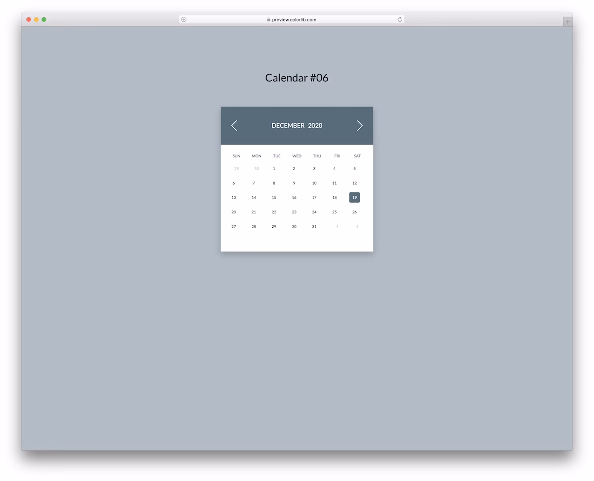 Calendar V06