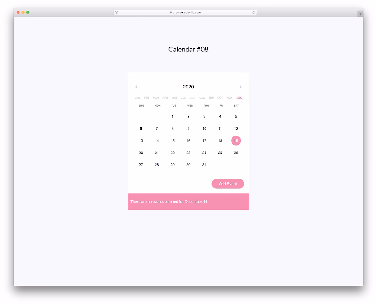 Calendar V08