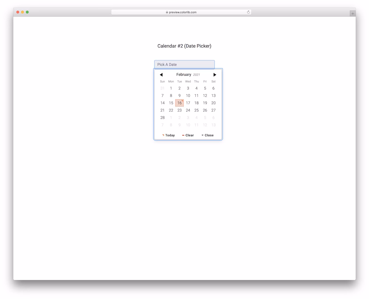 Calendar V12