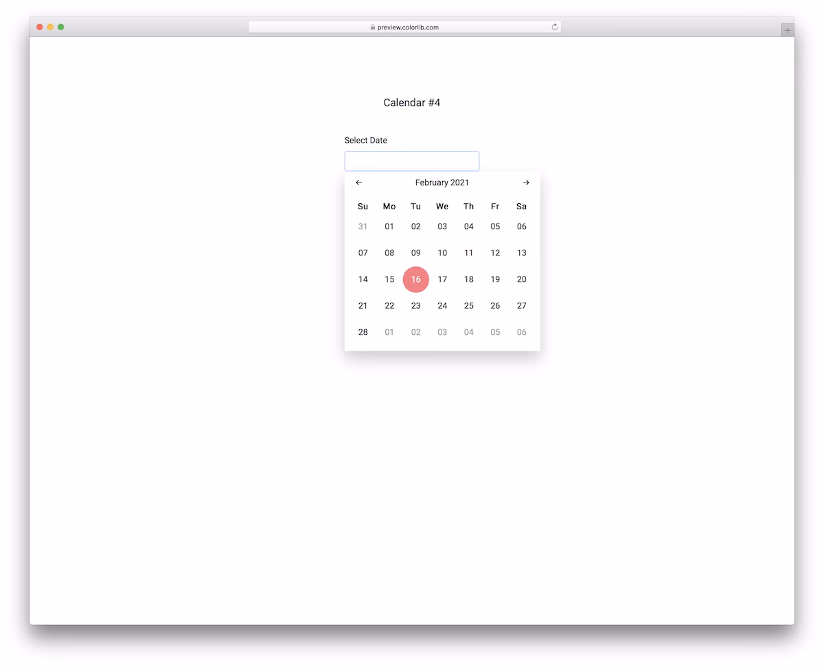 Calendar V14