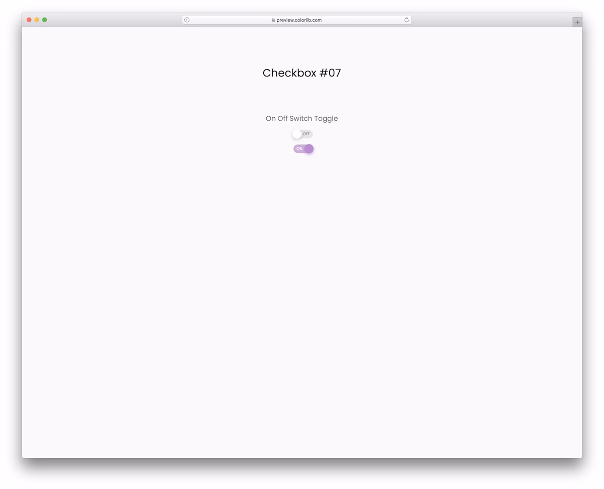 Checkbox V07