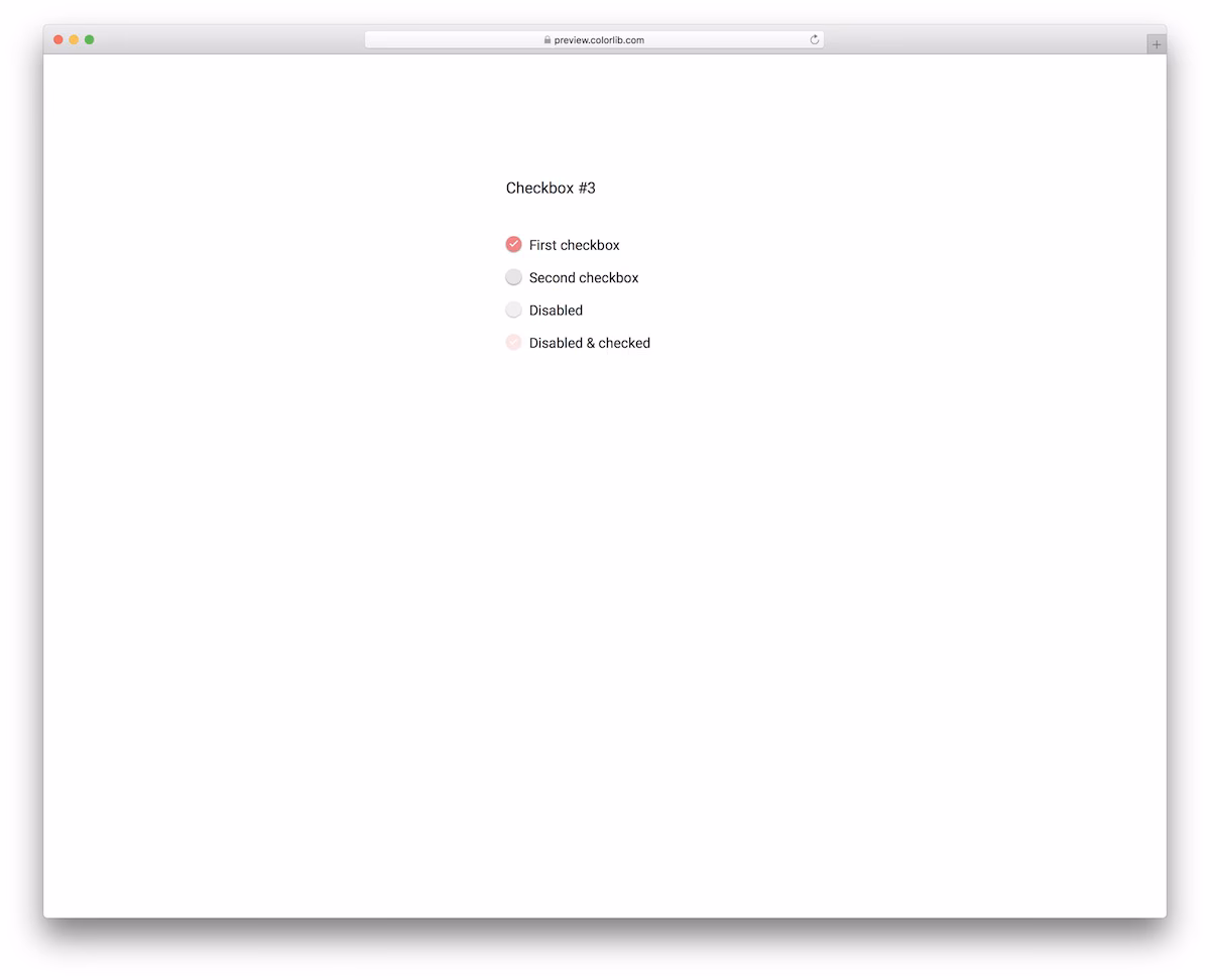 Checkbox V13