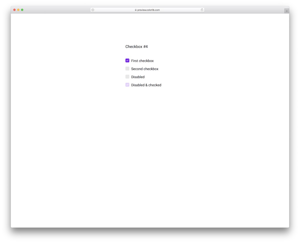 Checkbox V14