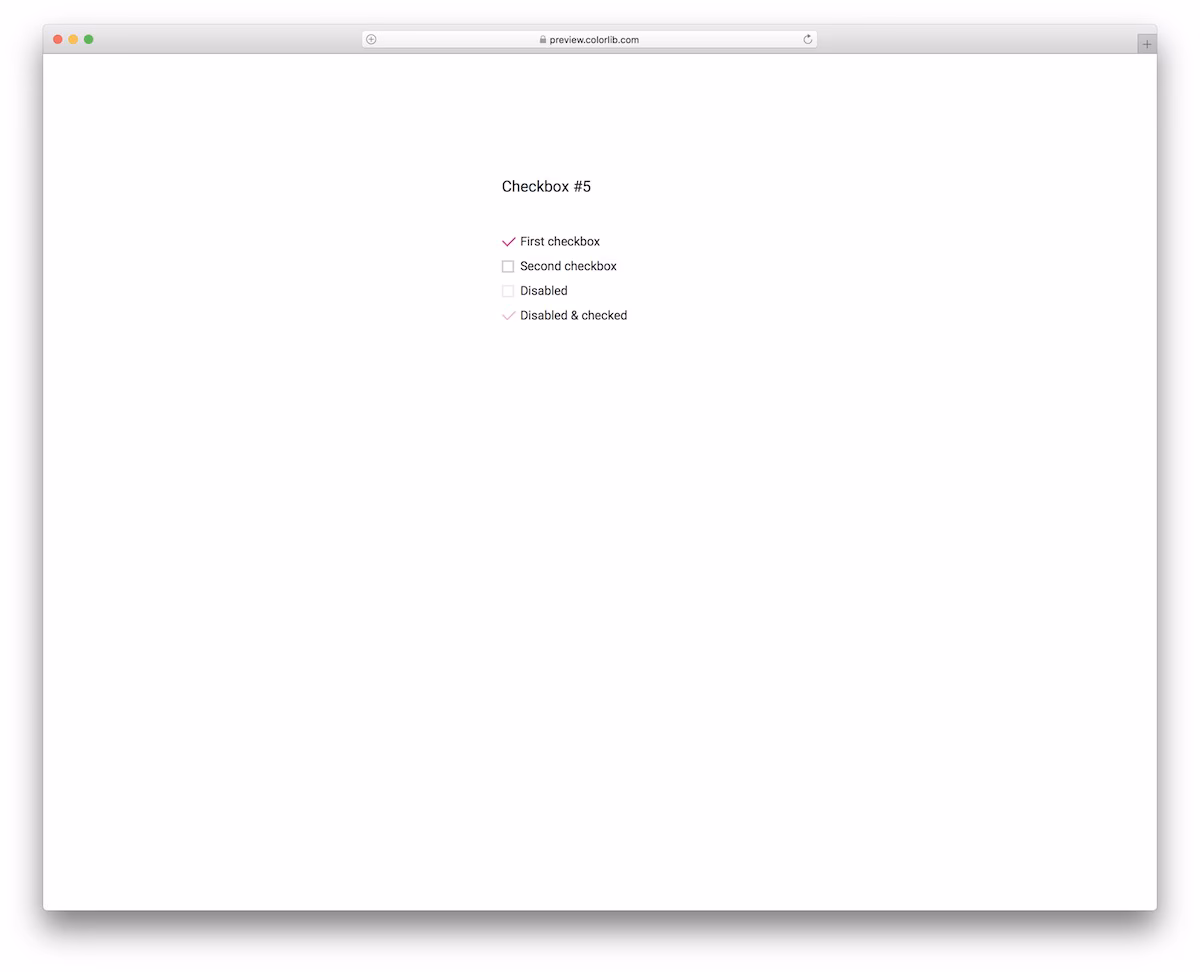 Checkbox V15