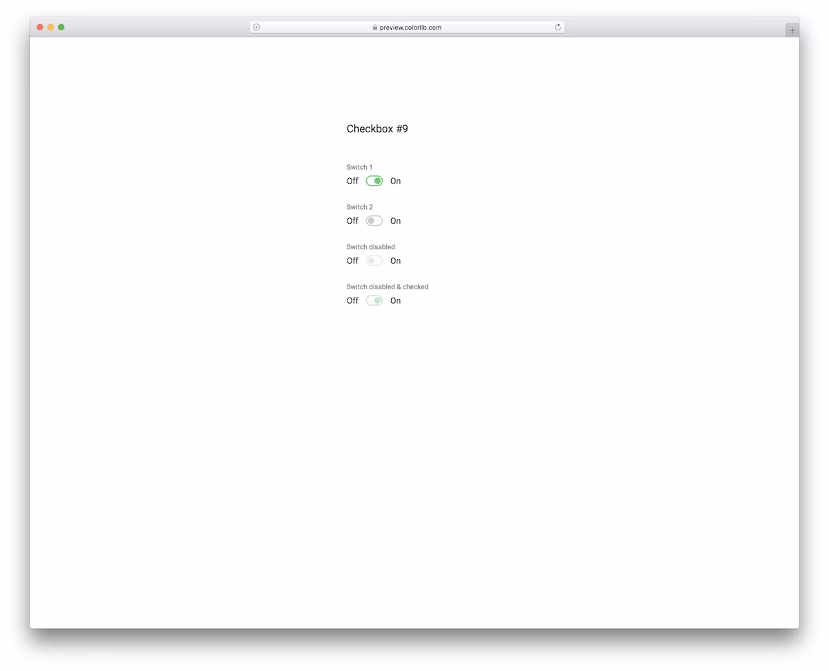 Checkbox V20
