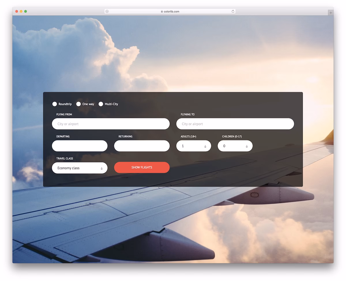 Colorlib Booking Form V5