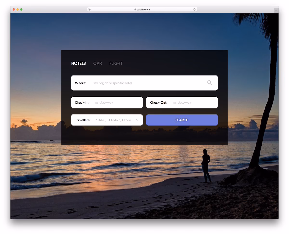 Colorlib Search Form V18