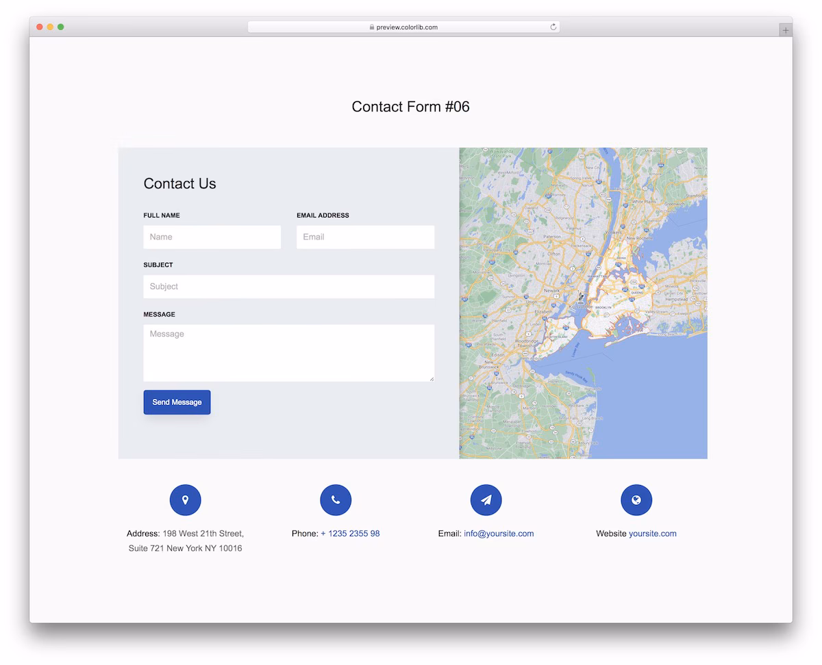 Contact Form V06