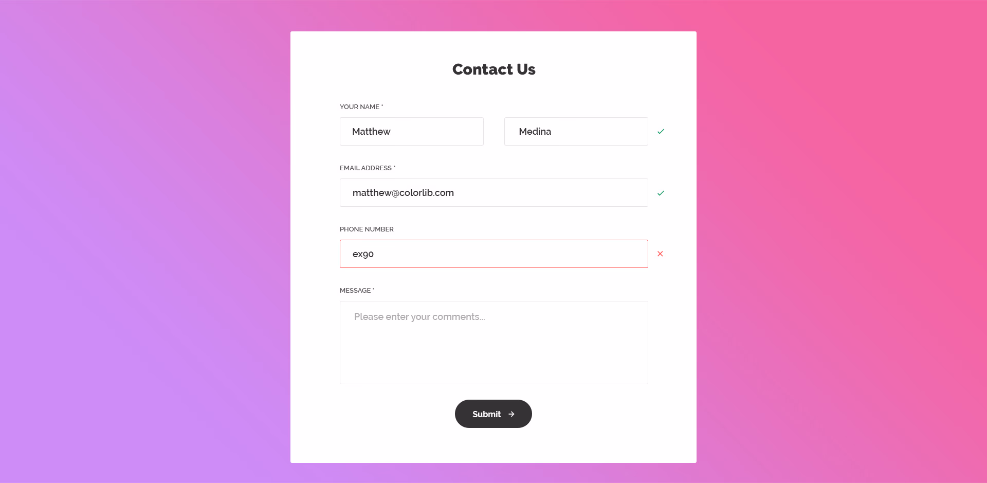 Contact Form v14