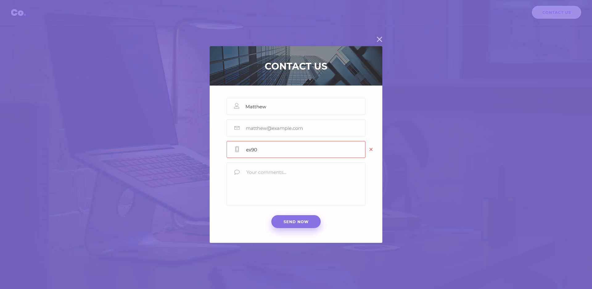 Contact Form v16