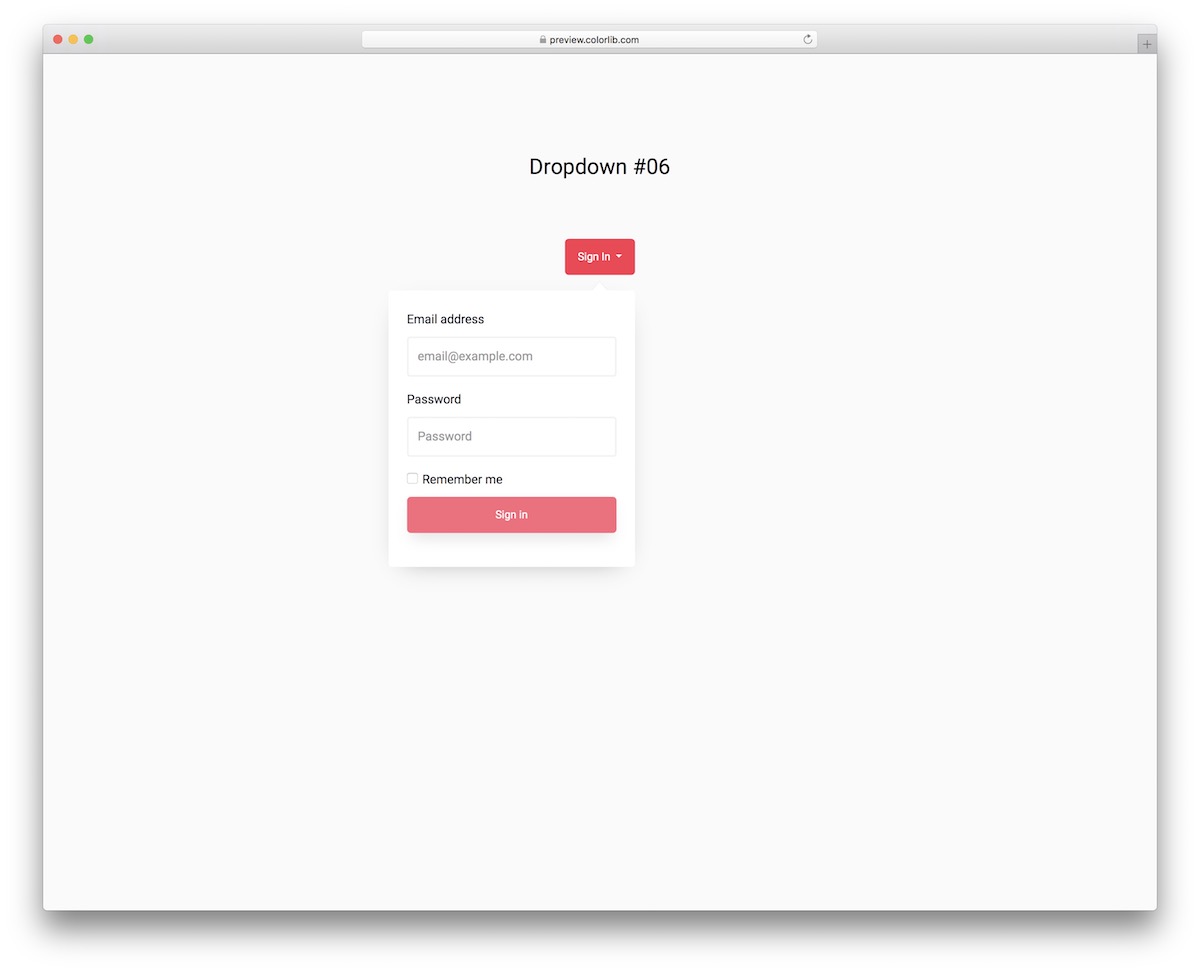 Dropdown V06