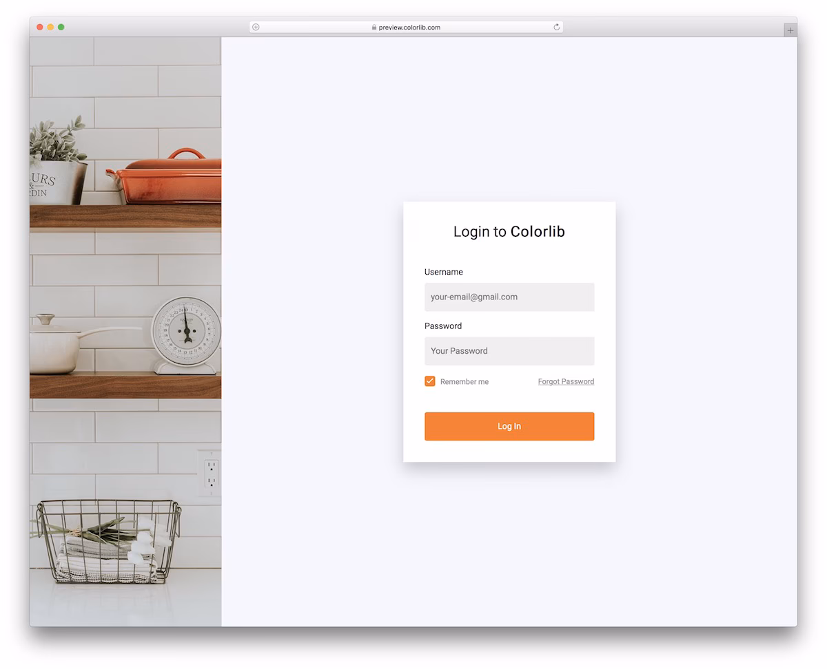 Login Form V04