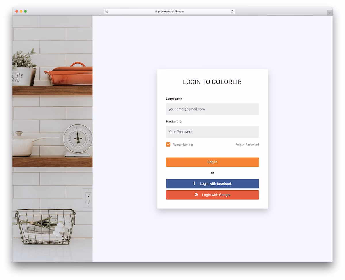 Login Form V05