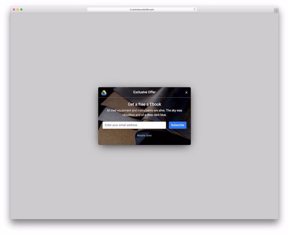 Modal V12