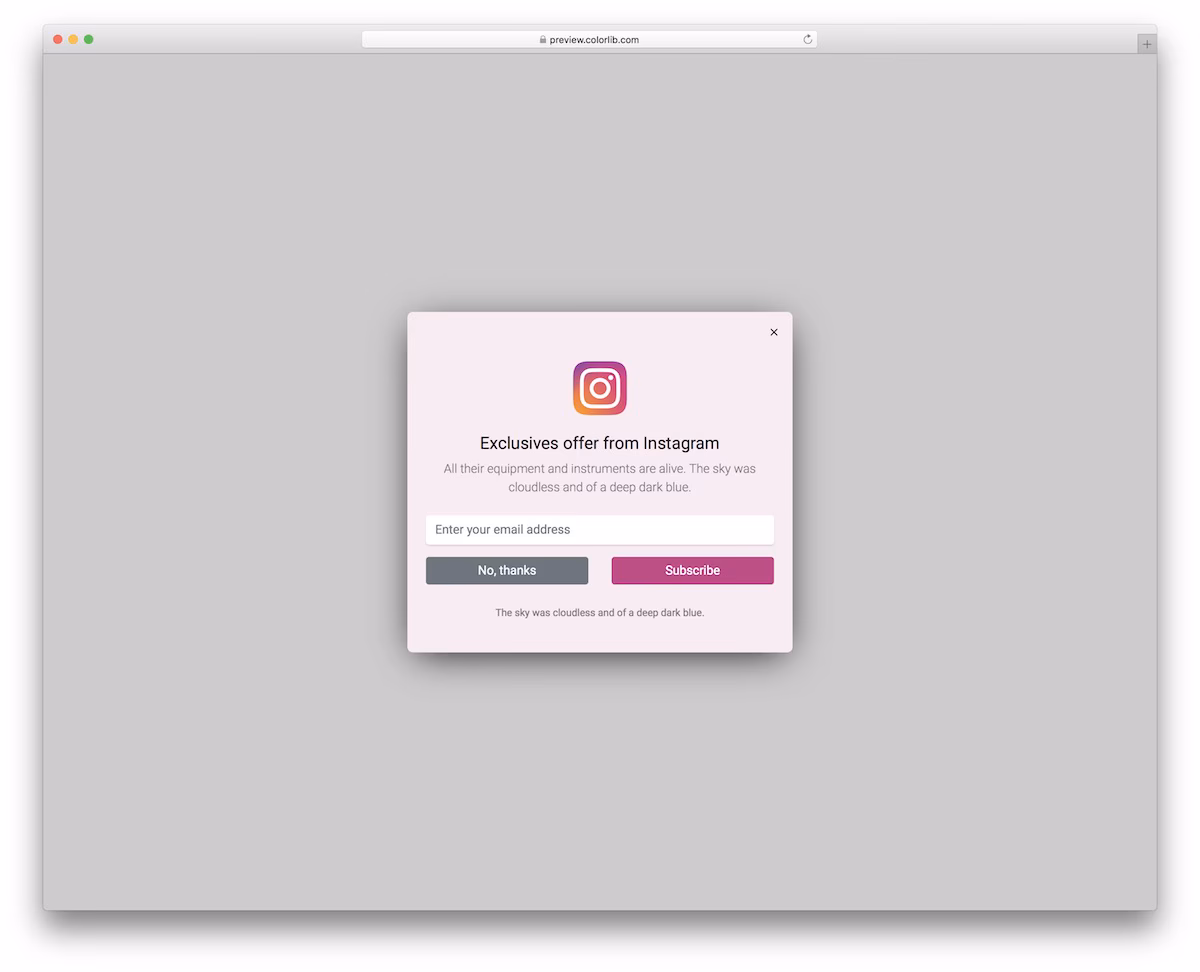 Modal V13