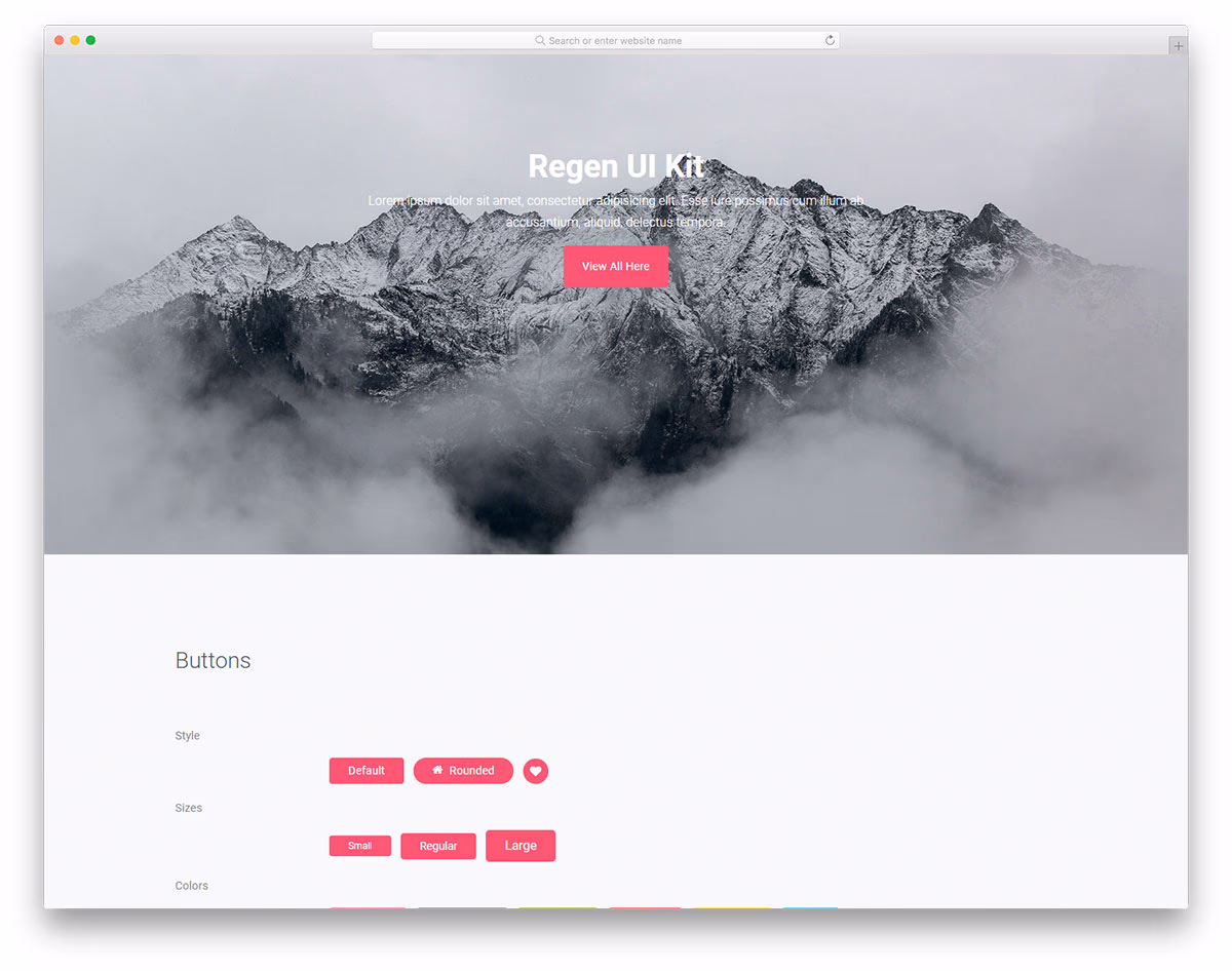 Regen – UI Kit