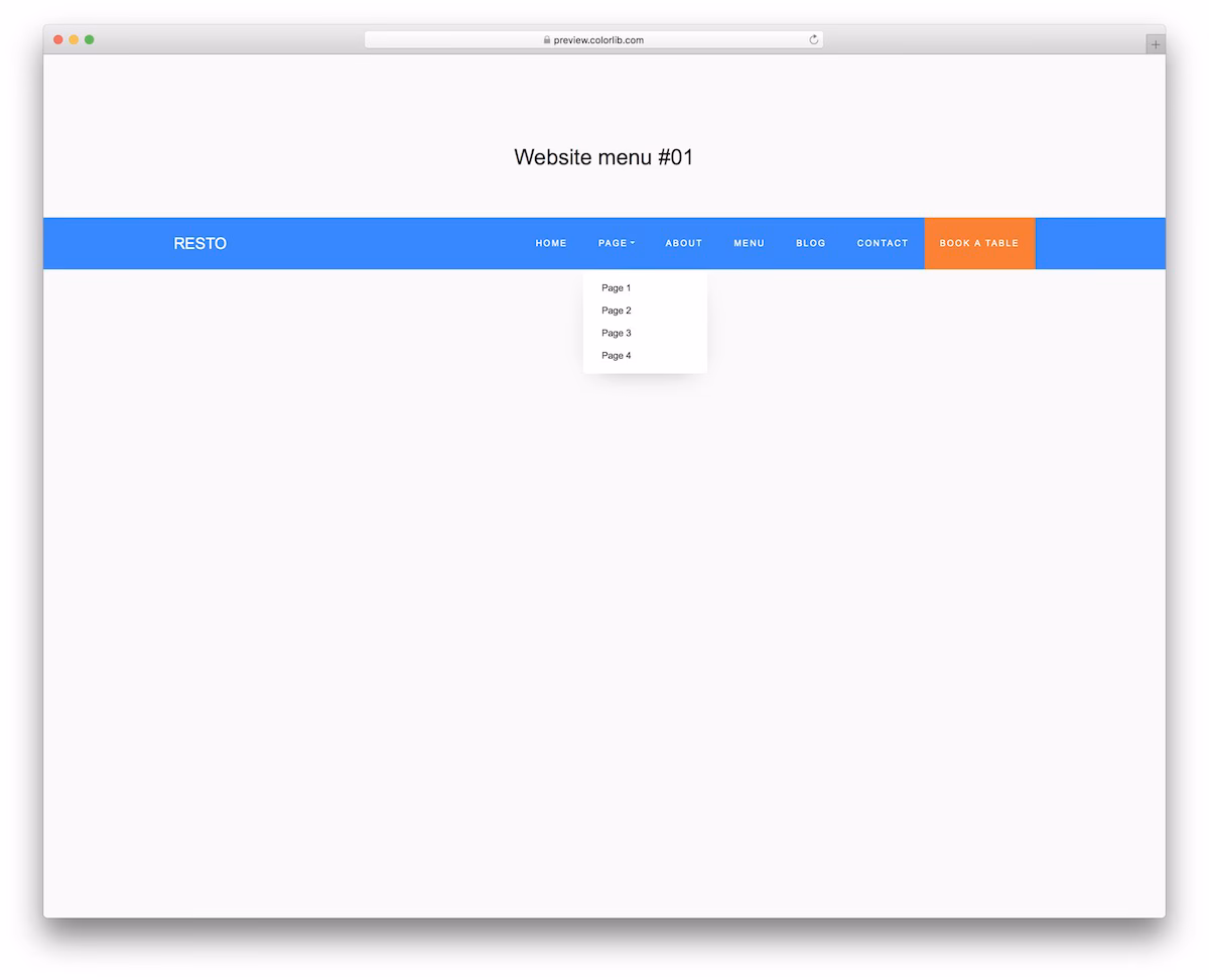 Website Menu V11