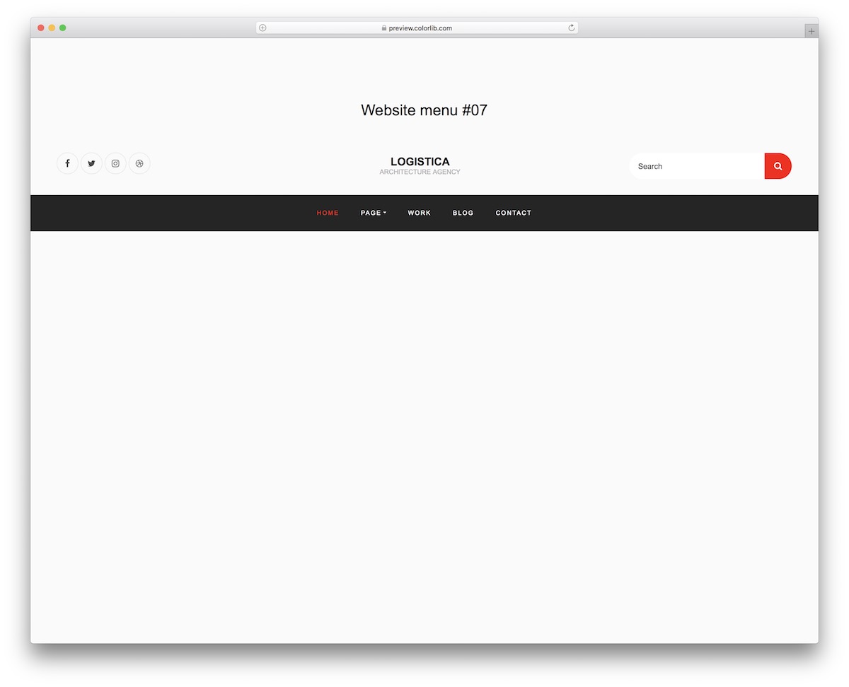 Website Menu V17