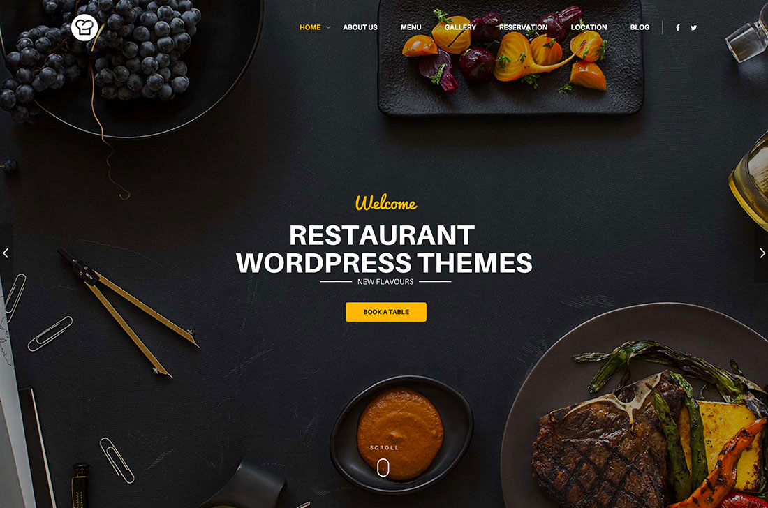 WordPress Restaurant Themes